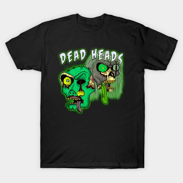 Dead Heads T-Shirt by KnightofChaos